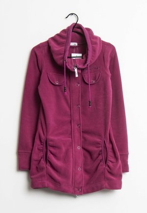 Sweater met rits - pink