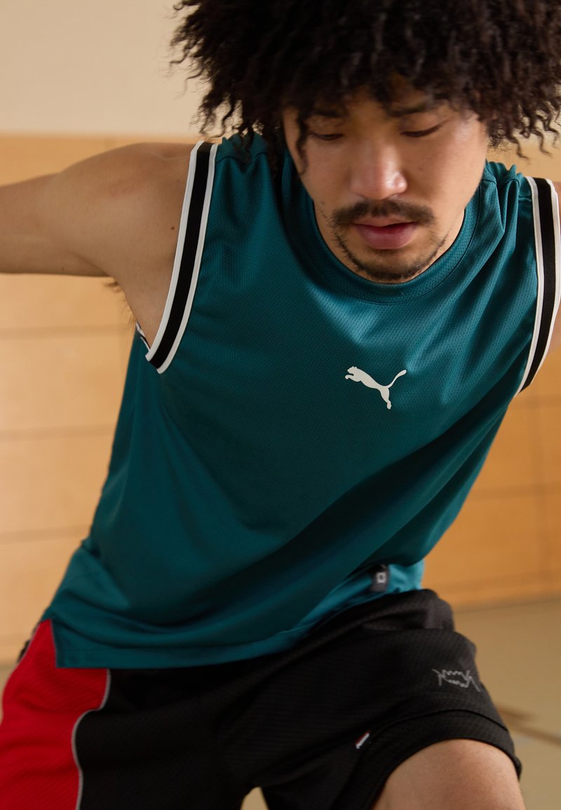 Puma WINNING SHOT TANK - Topper - cold green