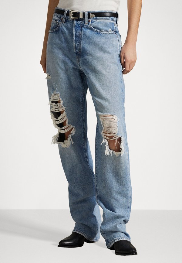 RELAXED STRAIGHT JEAN - Wide Leg - myrtle wash