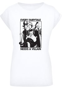 F4NT4STIC DISNEY CLASSIC VILLAINS - T-shirts med print - white