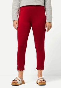 Ulla Popken 7/8 - Legging (type pantalon) - red