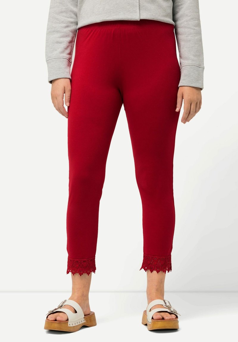 Ulla Popken 7/8 - Legging (type pantalon) - red