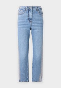PANT - Džíny Slim Fit - shiny silver coated