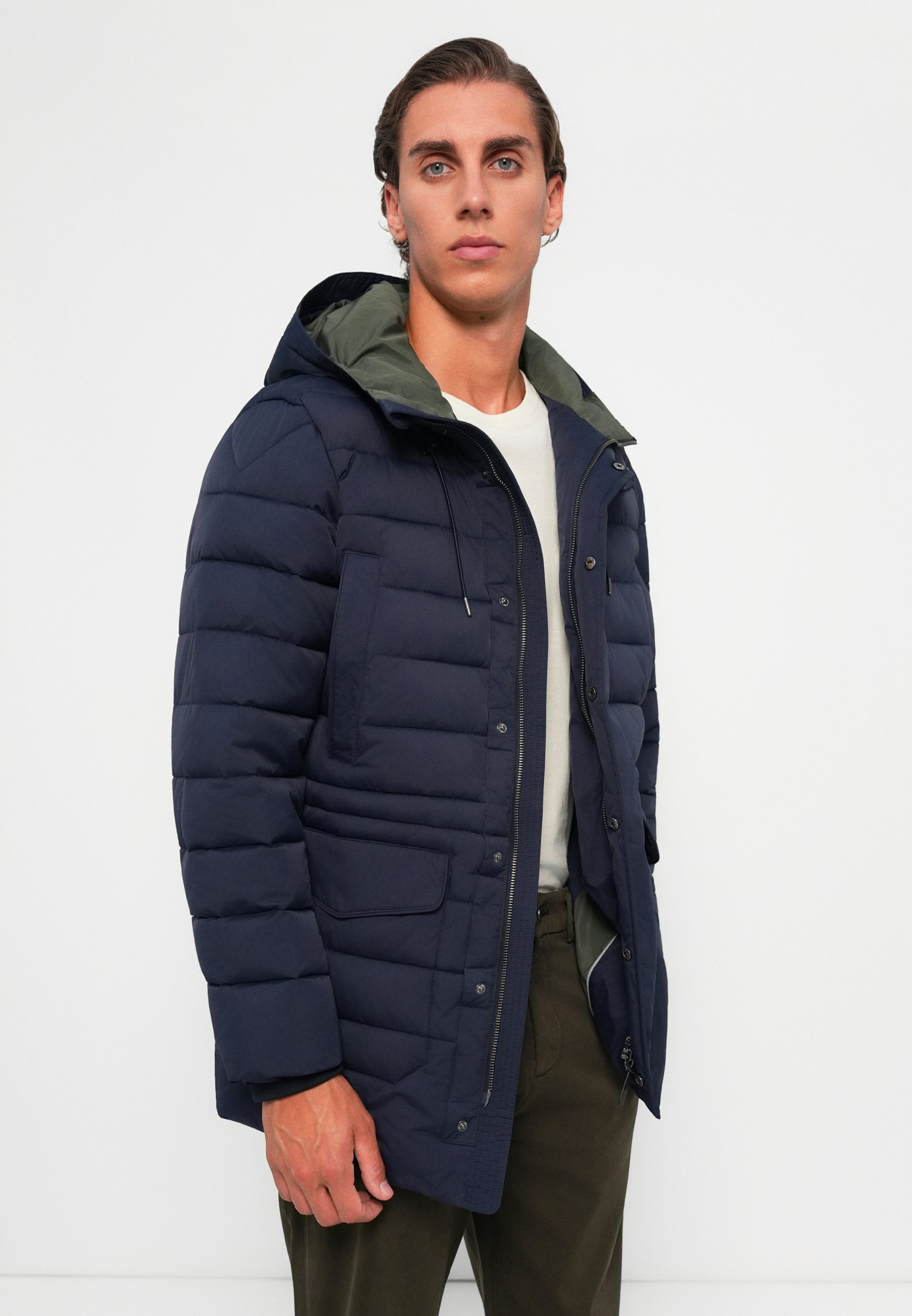Hackett London PUFFER - Winter jacket - midnight blue/dark blue