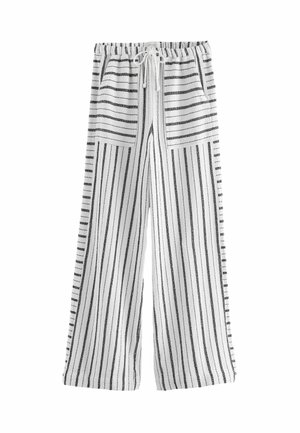 TEXTURED STRIPE  - Dresside alumine osa - black white
