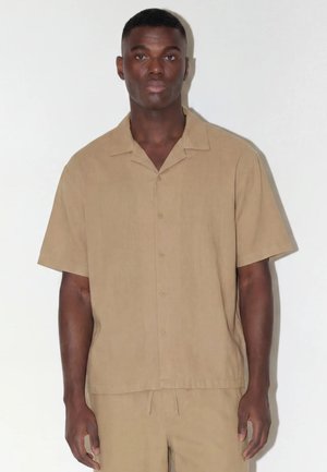 Balmohk, Relaxed-Fit Short-Sleeved - Skjorter - beige