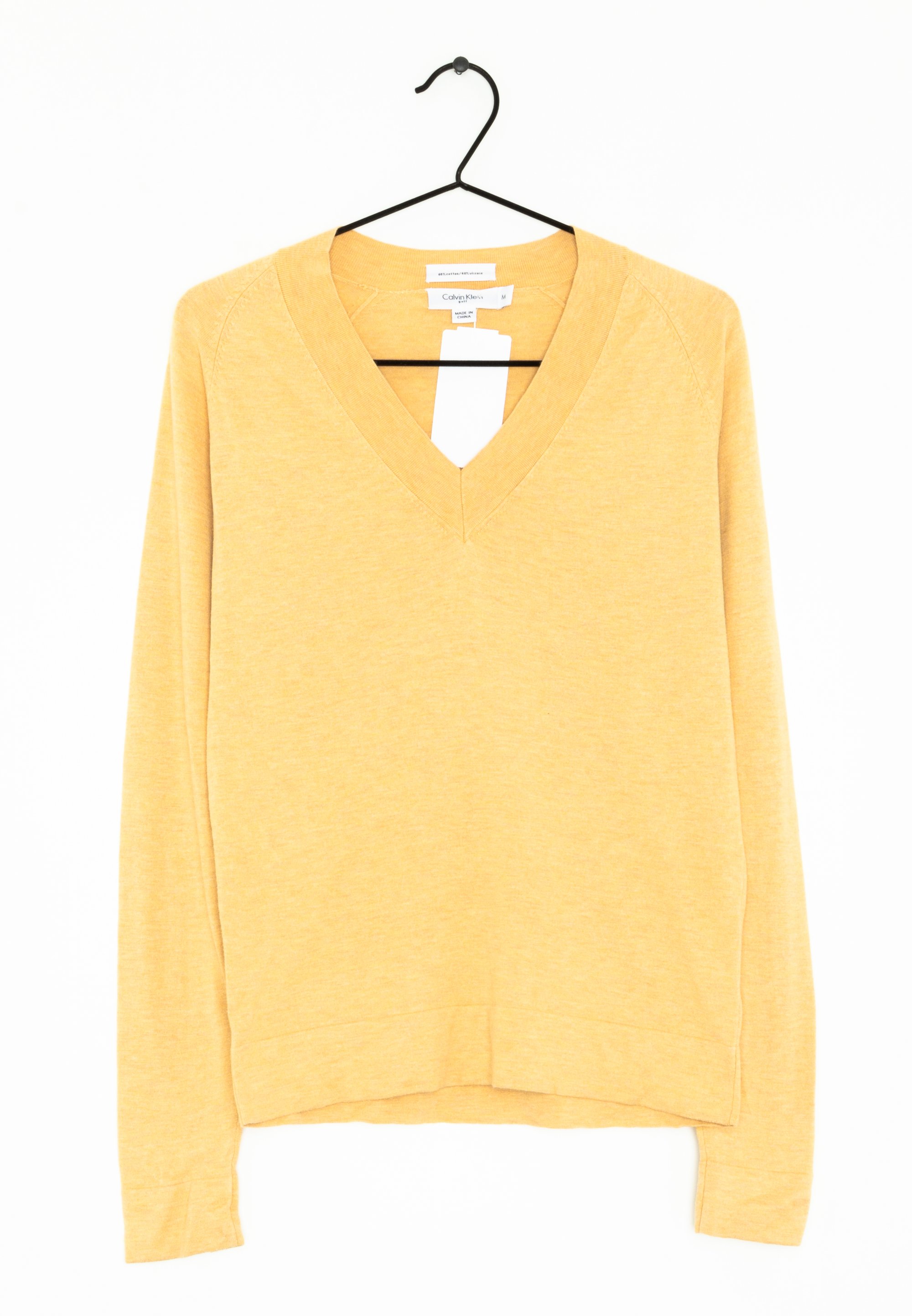 Calvin Klein Golf Jumper yellow (Pre-owned)