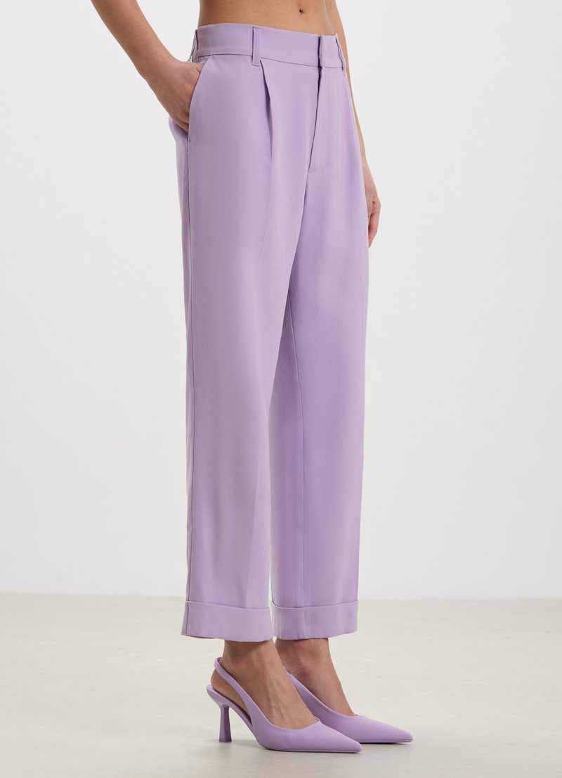 Calliope CLASSICO TINTA UNITA - Pantaloni - viola