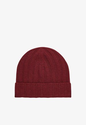 John Henric CLASSIC CABLE - Mössa - burgundy