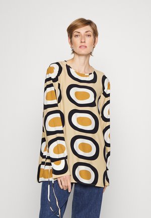 LINEIK PIENI MELOONI TUNIC - Camisola de manga comprida - brown/black/white
