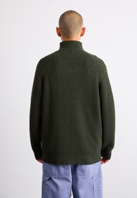 Carhartt WIP MARLON HALF ZIP - Neule - office green