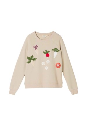 FatFace, VEGETABLE CROCHET CREW SWEAT - Sweatshirt - ivory