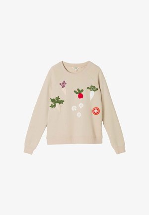 FatFace, VEGETABLE CROCHET CREW SWEAT - Sweatshirt - ivory