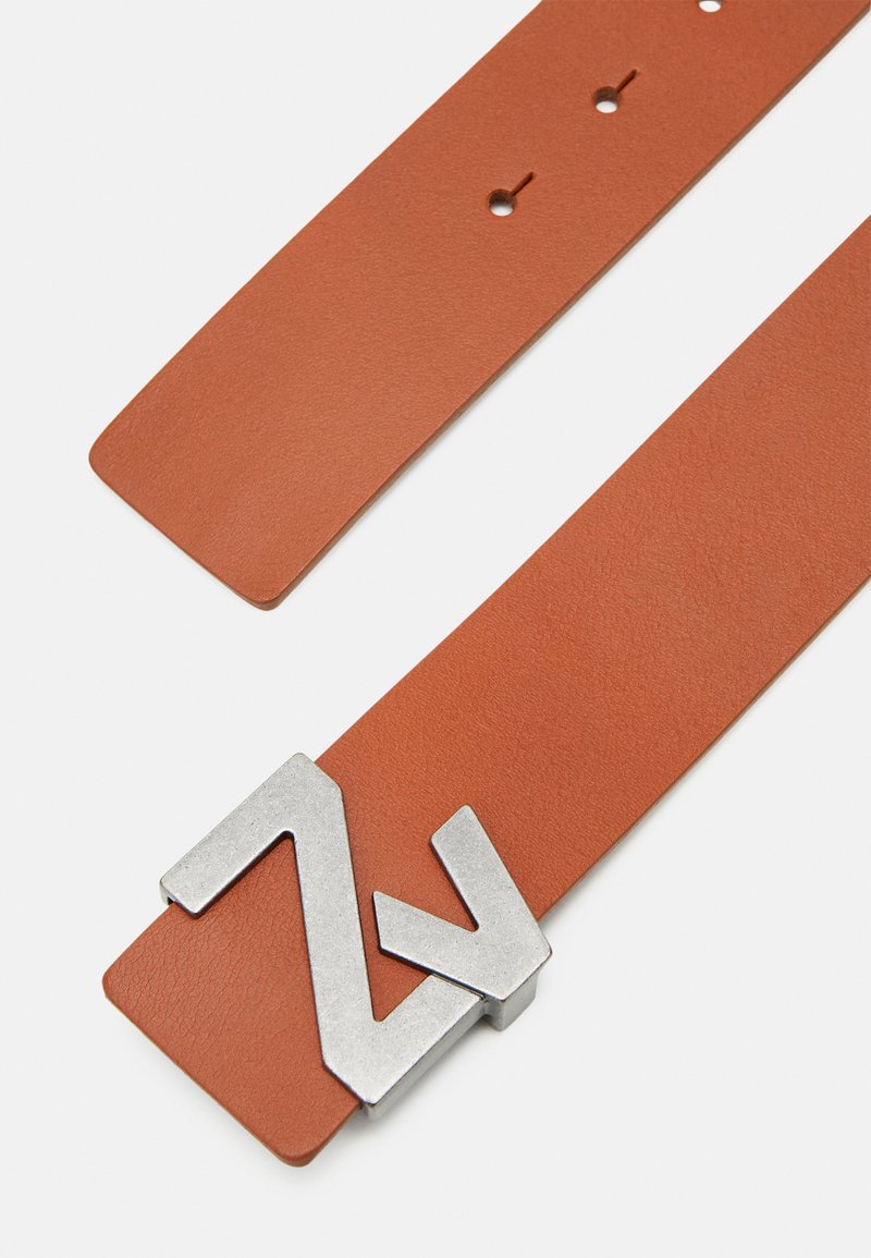 Zadig Voltaire INITIALE BELT NATURAL UNISEX Belt cognac