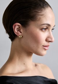 SMALL BOULE STUD EARRINGS - Earrings - yellow gold-coloured