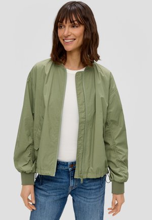 s.Oliver VESTE - Giubbotto Bomber - olivgrün