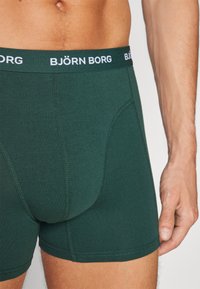 Björn Borg 5 PACK - Uske bokserice - black/green
