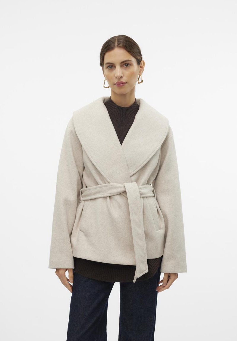 Vero Moda - VMANNE BERGEN - Könnyű dzseki - oetmeal melange, Nagyítás