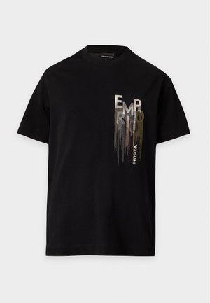 Emporio Armani, Μπλουζάκι με στάμπα - black