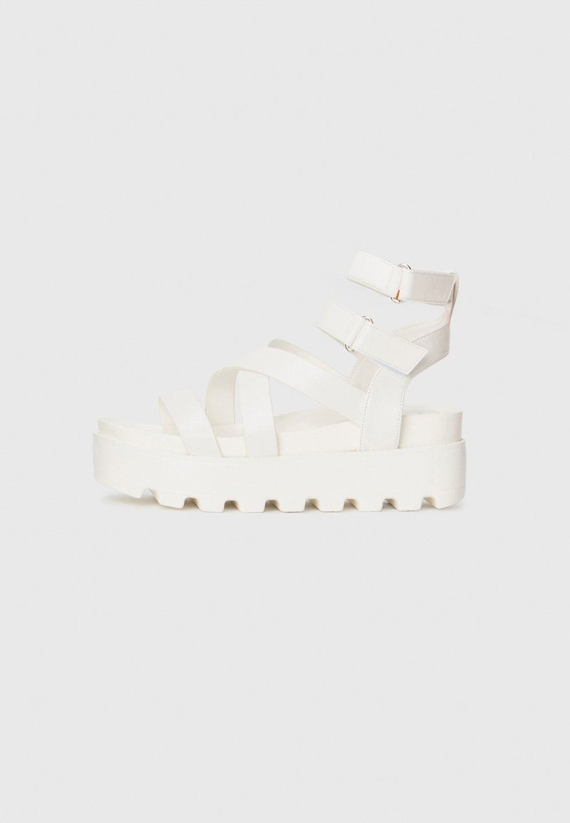 Koi Footwear Sandalen met plateauzool wit Koi Footwear Sandalen met plateauzool wit