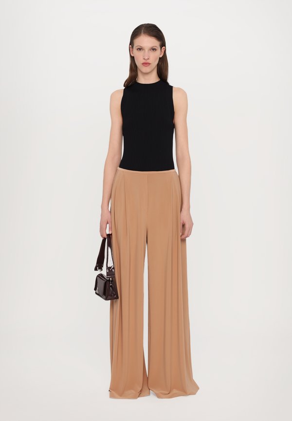 PLEAT PANT - Trousers - cappuccino3