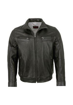 Mark Maddox Lederjacke - schwarz