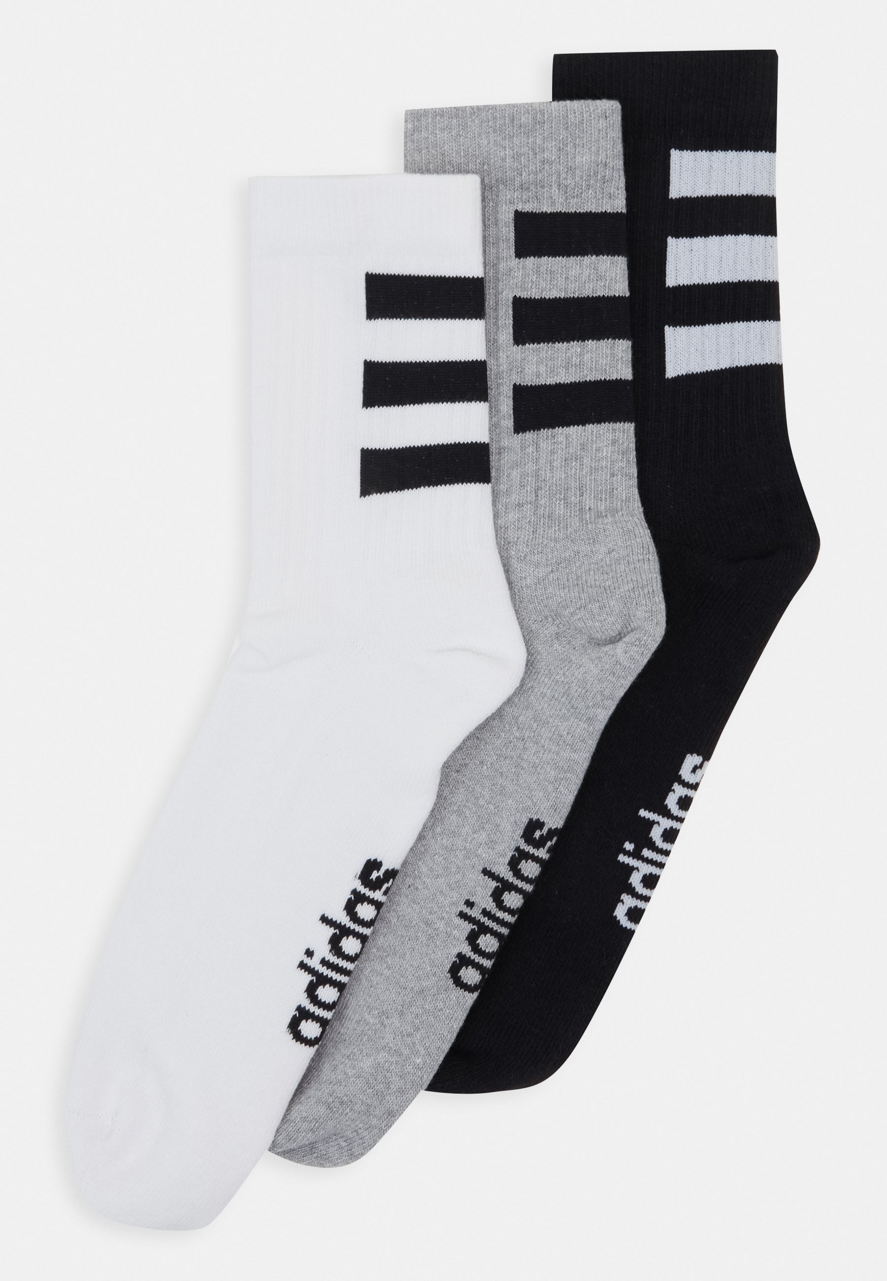 Men 3 STRIPES ESSENTIALS SPORTS CREW SOCKS 3 PACK - Sports socks Men 3 STRIPES ESSENTIALS SPORTS CREW SOCKS 3 PACK - Sports socks