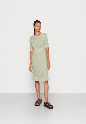 VMKEAGAN O NECK DRESS - Robe pull - desert sage