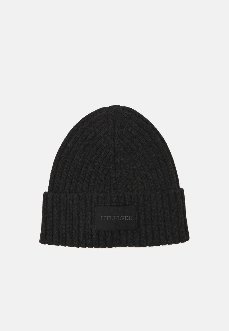Tommy Hilfiger MONOTYPE PATCH BEANIE UNISEX - Σκούφος - black