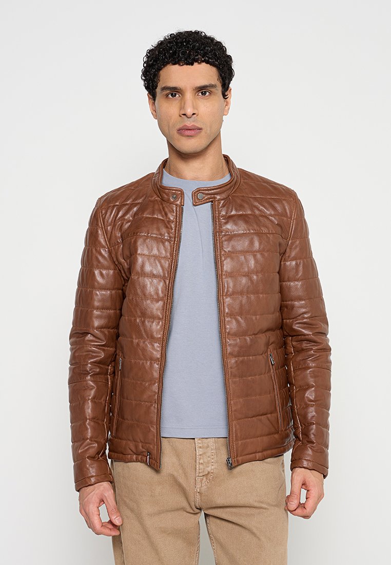 Oakwood Leren jas cognac Oakwood Leren jas cognac