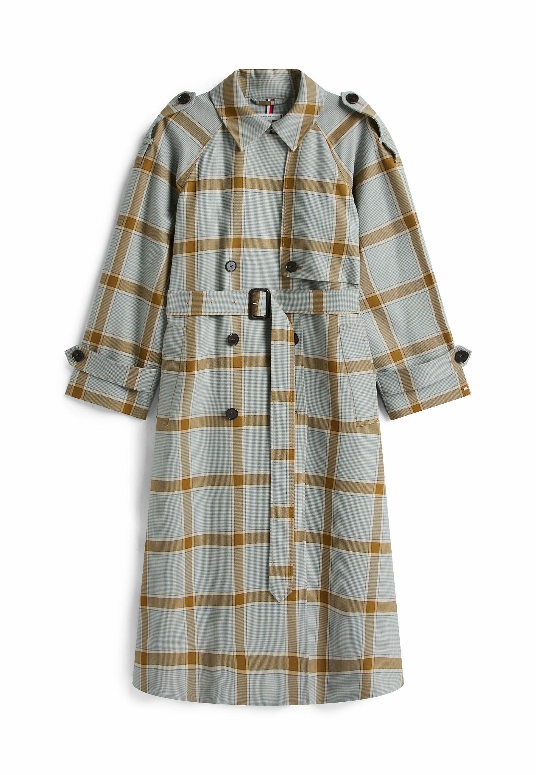 Tommy Hilfiger LIGHTWEIGHT CHECK - Trenchcoat - houndstooth