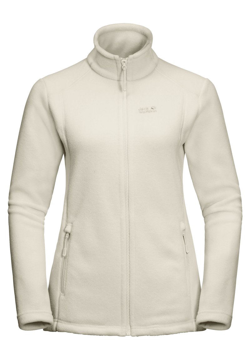 Jack Wolfskin Midnight Moon Fleecejacke White Sand Offwhite Zalando De
