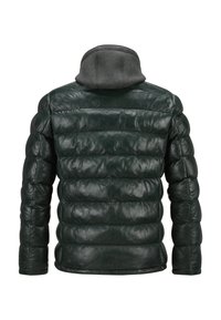 Milestone MSCALLISTO - Lederjacke - dunkelgrün