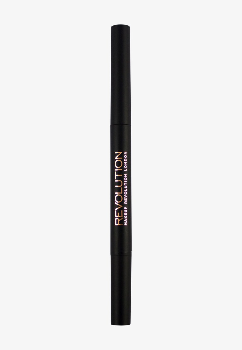 Makeup Revolution REVOLUTION DUO BROW PENCIL - Ögonbrynspenna - medium brown
