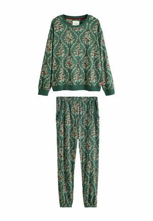 REGULAR FIT -  CHRISTMAS TWOSIE SET - Pižamos komplektas - green