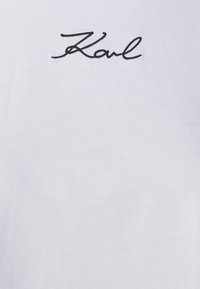 KARL LAGERFELD SIGNATURE - T-shirts - white