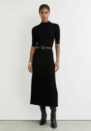 REGULAR FIT - Haljina s naramenicama - black