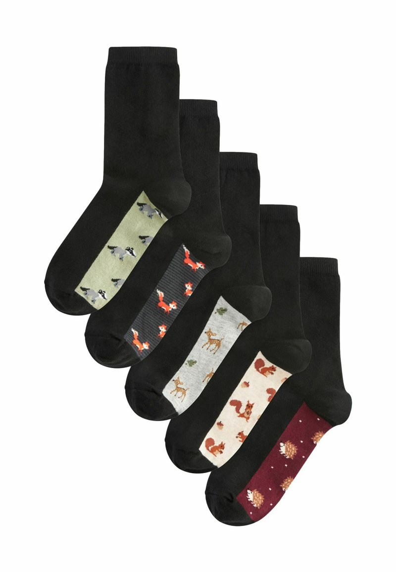 Next BEE 5 PACK  - Čarape - autumn animals