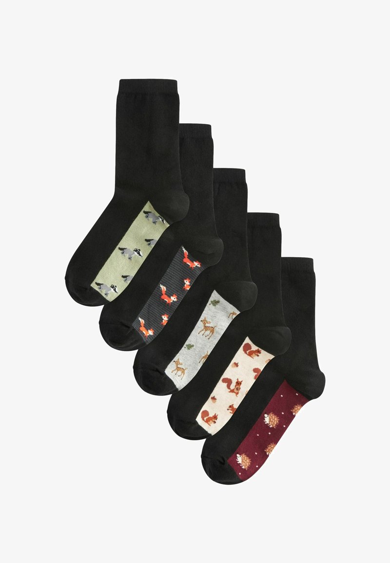 Next BEE 5 PACK  - Socken - autumn animals
