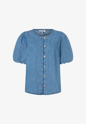 More & More, MORE & MORE SÜSSE, LEICHTE JEANSBLUSE, PUFFÄRMEL - Blouse - blue denim