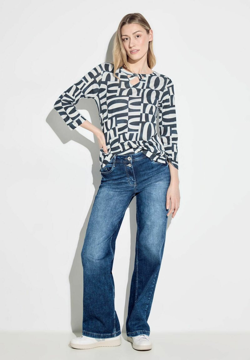 Camicetta Cecil Donna Stampata - Viscosa Con Nastri - Foto 4