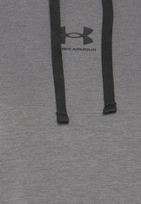 Under Armour RIVAL TERRY - Felpa con cappuccio - jet gray/mod gray/black