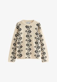 Valgt, mono flower print