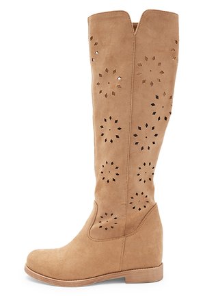 Bata Stivali con la zeppa - beige