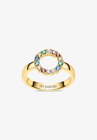 Vald, rainbow and gold coloured