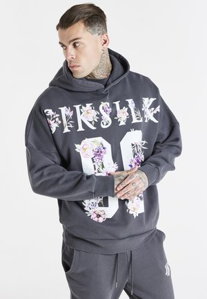 FADED FLORAL 89 - Felpa - dark grey