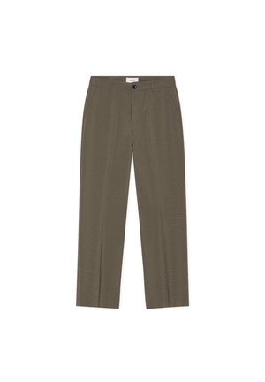 Les Deux, MINI CHECK TAILORED PANTS - Панталони - dark sand
