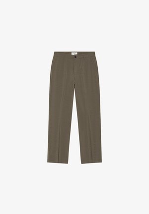 Les Deux, MINI CHECK TAILORED PANTS - Панталони - dark sand