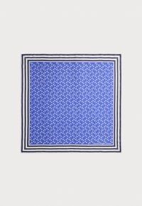 POLKA-DOT FLAG-PRINT SQUARE SCARF - Šal - cruise royal