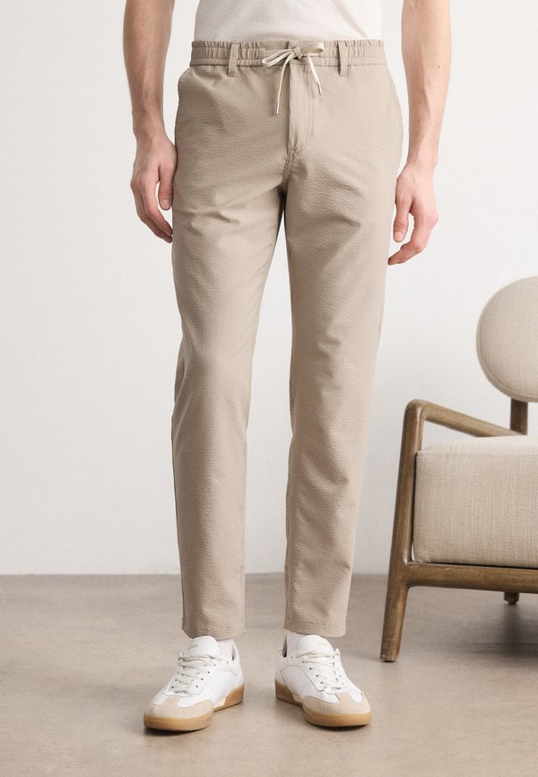TAPERED - Trousers - light beige